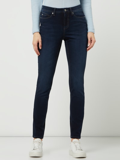 Cambio Slim fit jeans met stretch, model 'Parla' Blauw - 4