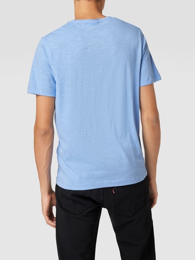 s.Oliver RED LABEL T-shirt met labelprint Blauw - 5