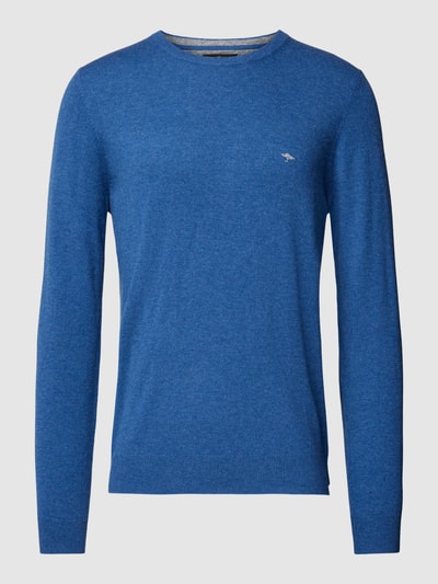 Hemden lange mouw blauw Fynch-Hatton