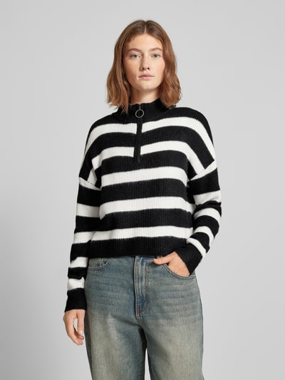 Noisy May Gebreide pullover met schipperskraag, model 'NEWALICE' Offwhite - 4