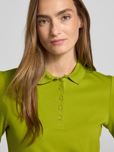 Christian Berg Woman Koszulka polo o kroju regular fit z rękawem o dł. 1/2 Jabłkowozielony 3