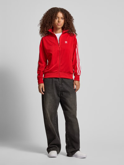 adidas Originals Trainingsjacke mit Logo-Stitching Modell 'FIREBIRD' Dunkelrot 1