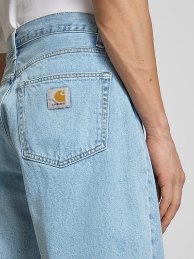 Carhartt Work In Progress Szorty jeansowe z wpuszczanymi kieszeniami model ‘LANDON’ Jeansowy niebieski 3