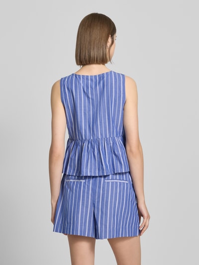 Gina Tricot Top bluzkowy z wiązaniem Błękitny 5