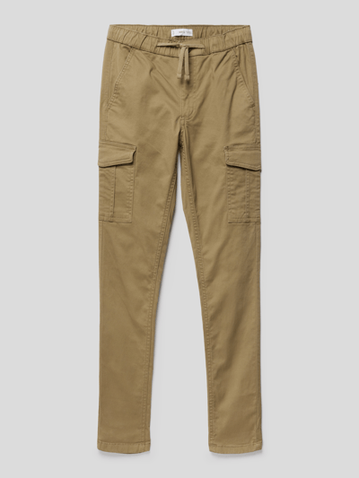 Mango Cargohose mit Tunnelzug Modell 'cordt' Khaki 1