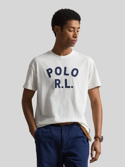 Polo Ralph Lauren Loose Fit T-Shirt aus reiner Baumwolle Weiss 4