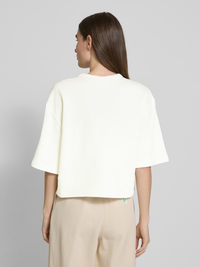 JAKE*S STUDIO WOMAN Sweatshirt met halflange mouwen Offwhite - 5