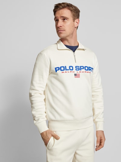 Polo Sport Sweatshirt mit Label-Print Offwhite 3