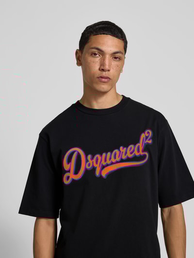 Dsquared2 T-Shirt mit Label-Detail Black 3