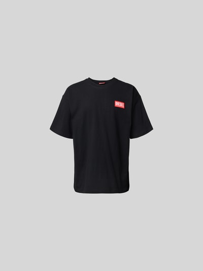 Diesel T-Shirt mit Label-Stitching Black 2