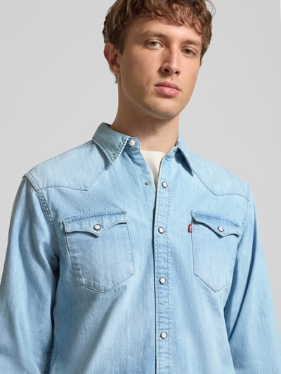 Levi's® Regular Fit Jeanshemd aus reiner Baumwolle Modell 'BARSTOW' Jeansblau 3