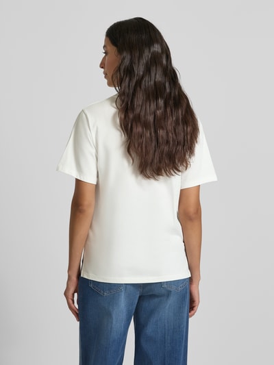 Weekend Max Mara Regular fit T-shirt van puur katoen, model 'VENACO' Wit - 5