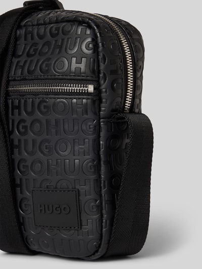 HUGO Umhängetasche mit Label Patch Modell 'ETHON' Black 3