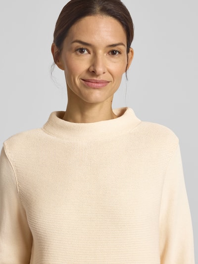 Marc O'Polo Regular Fit Strickpullover aus reiner Baumwolle Offwhite 3
