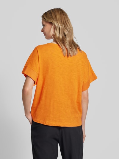 s.Oliver RED LABEL T-shirt met ronde hals Oranje - 5