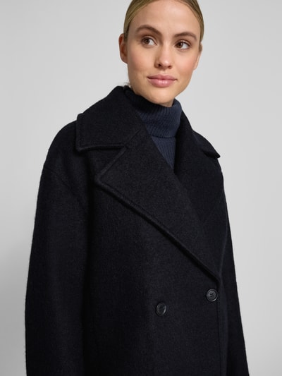 Style Icon Collection Oversized Kurz-Trenchcoat aus Woll-Mix - curated by Maja Weyhe Dunkelblau 3