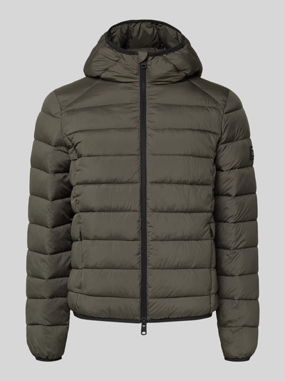 ECOALF Kurtka pikowana z zamkiem błyskawicznym dwustronnym model ‘ASPENALF’ Jasnoszary 2