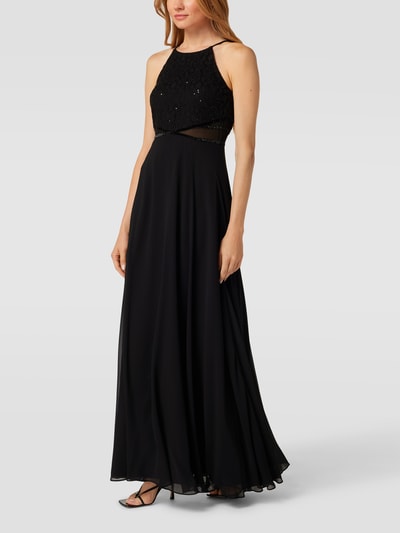 Jake*s Cocktail Abendkleid mit Paillettenbesatz Black 1