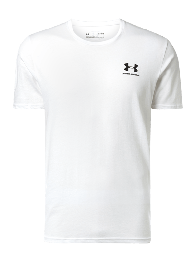 Under Armour Loose Fit T-Shirt mit Logo-Print  Weiss 1