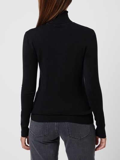 Guess Rollkragenpullover mit Streifenmuster Modell 'Noemi' Black 5