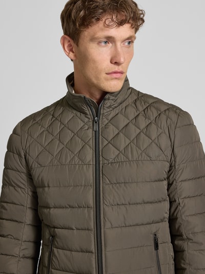 Christian Berg Men Steppjacke mit Reißverschlusstaschen Graphit 3