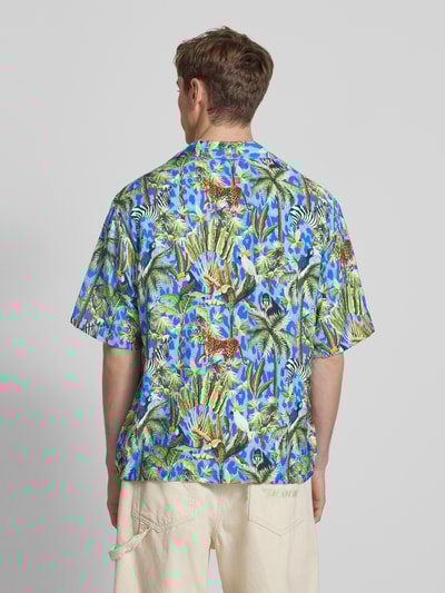 REVIEW Koszula casualowa z listwą guzikową Jasnoniebieski 5