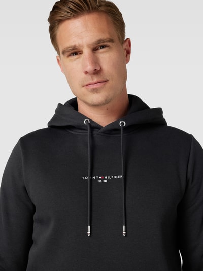 Tommy Hilfiger Hoodie mit Känguru-Tasche Black 3