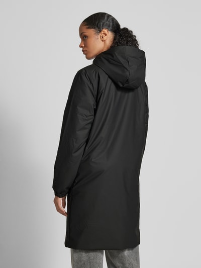 RAINS Parka met tweewegritssluiting, model 'Lohja' Zwart - 5