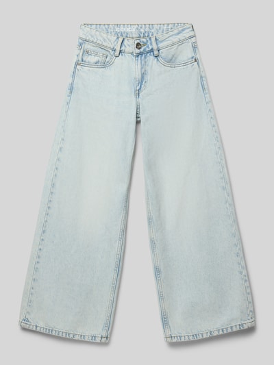 Garcia Wide Leg Jeans mit Eingrifftaschen Modell 'Marall' Hellblau 1