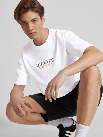 Dickies T-Shirt mit Label-Print Modell 'PARK' Weiss 3