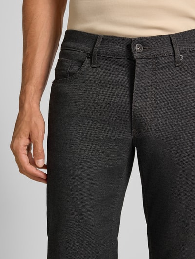 Brax Stoffen broek met viscose in 5-pocketmodel, model 'Cadiz' Antraciet - 3