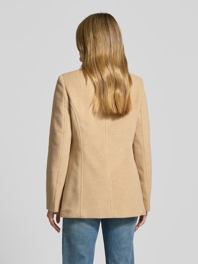 Fuchs Schmitt Wollmantel mit Stehkragen Camel 5