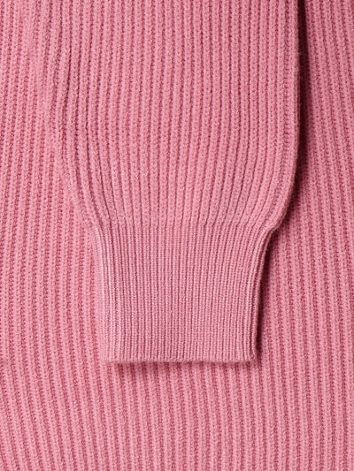 Mango Sweatshirt mit gerippten Abschlüssen Modell 'ROMA' Pink 7