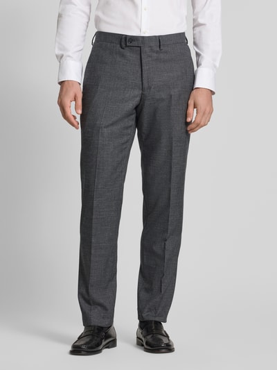 Christian Berg Men Anzughose mit Bügelfalten Anthrazit 4
