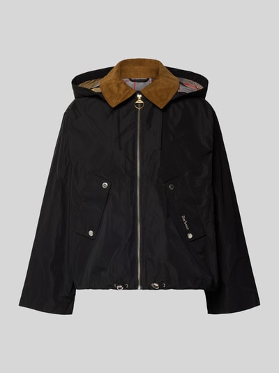 Barbour Kurtka funkcjonalna z wodoodpornego materiału o kroju regular fit model 'WEAVER' Czarny 2