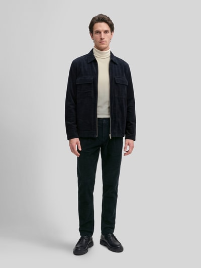 Marc O'Polo Regular Fit Hemdjacke aus reiner Baumwolle Marine 1