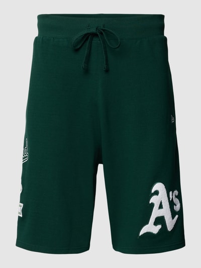 New Era Shorts mit elastischem Bund und Tunnelzug Dunkelgruen 2