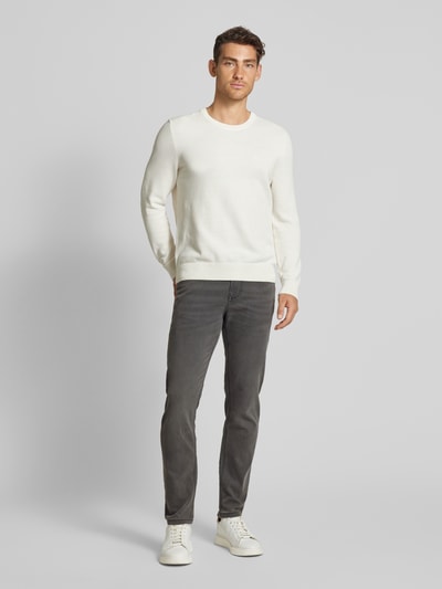 MCNEAL Tapered fit jeans in 5-pocketmodel Middengrijs - 1