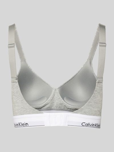 Calvin Klein Underwear BH mit elastischem Logo-Bund Hellgrau 3