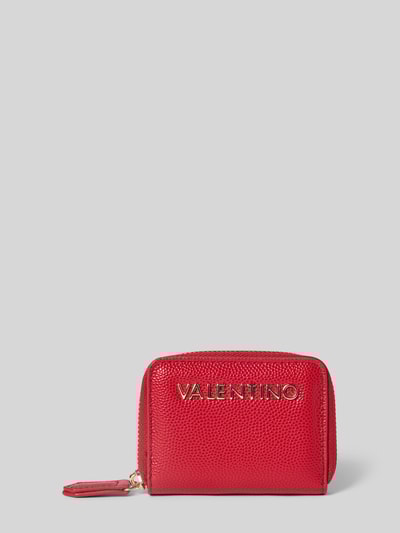VALENTINO BAGS Portemonnaie mit Label-Schriftzug Modell 'DIVINA' Rot 1