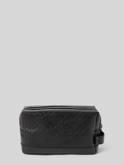 Karl Lagerfeld Kulturtasche mit Label-Applikation Modell 'BUM BAG' Black 3