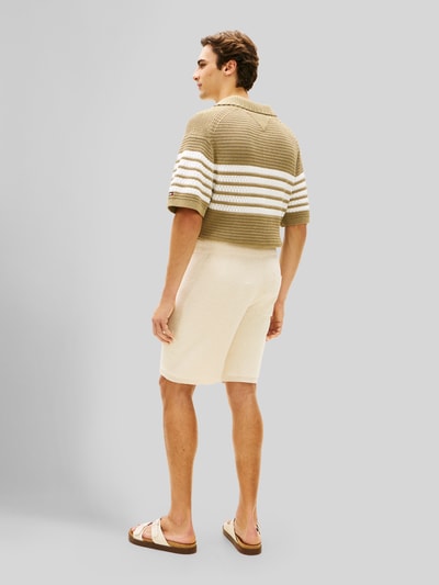 Tommy Hilfiger Regular Sweatshorts mit Tunnelzug Sand 5