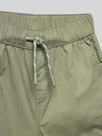 s.Oliver RED LABEL Loose Fit Bermudas aus Baumwoll-Mix Khaki 2