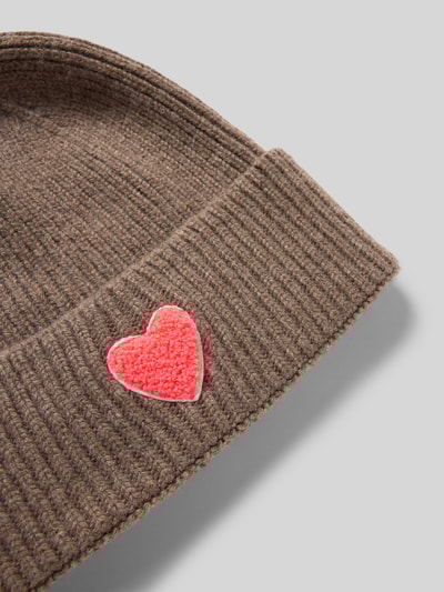 Unio Mütze aus Schurwoll-Mix mit Viskose- und Kaschmir-Anteil Taupe 2
