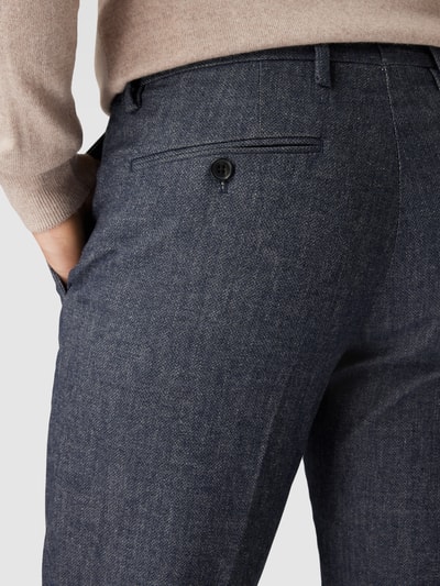 Tommy Hilfiger Chino met Franse steekzakken, model 'DENTON' Marineblauw - 3