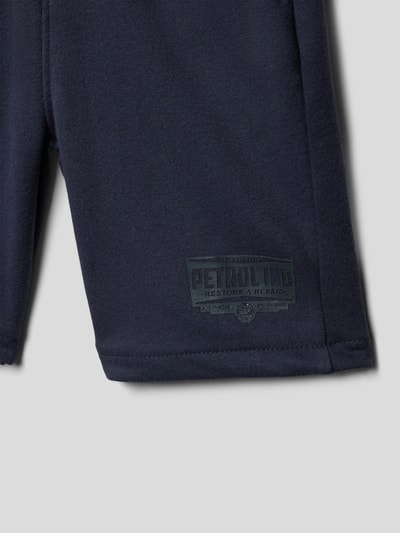 Petrol Sweatshorts mit Eingrifftaschen Marineblau 2