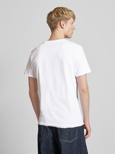 Blend T-Shirt mit Rundhalsausschnittt Modell 'NOEL' Offwhite 5