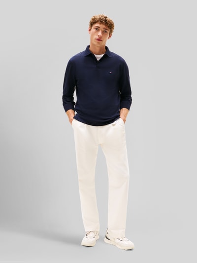 Tommy Hilfiger Regular Fit Poloshirt aus Baumwoll-Mix  Marine 1