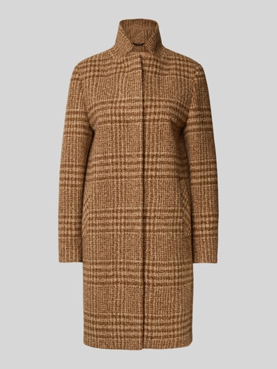 ICONS Cinzia Rocca Mantel mit Stehkragen Camel 2