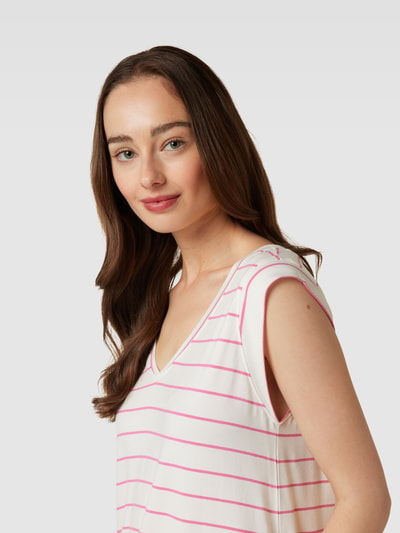 s.Oliver RED LABEL Tanktop mit Streifenmuster Pink 3